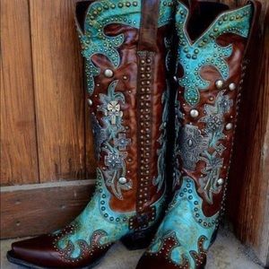 Double D Ranch Boots Size 8